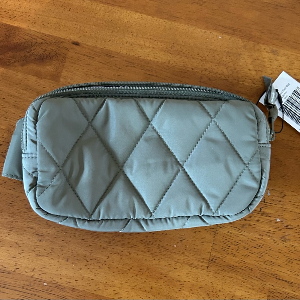 Vera Bradley Quilted Crossbody Bag in Sage Green